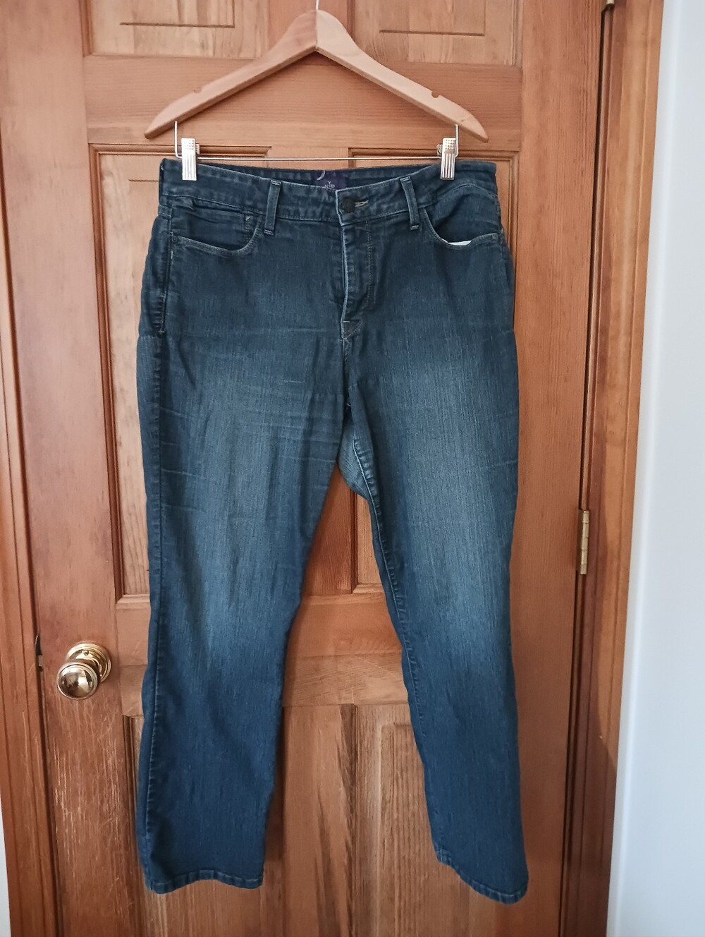 NYDJ 14P Straight Denim Jeans, Classic Style